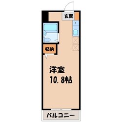 宇都宮駅 バス13分  陽西通り十文字下車：停歩1分 3階の物件間取画像